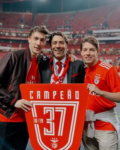 Os filhos de Rui Costa, Hugo e Filipe