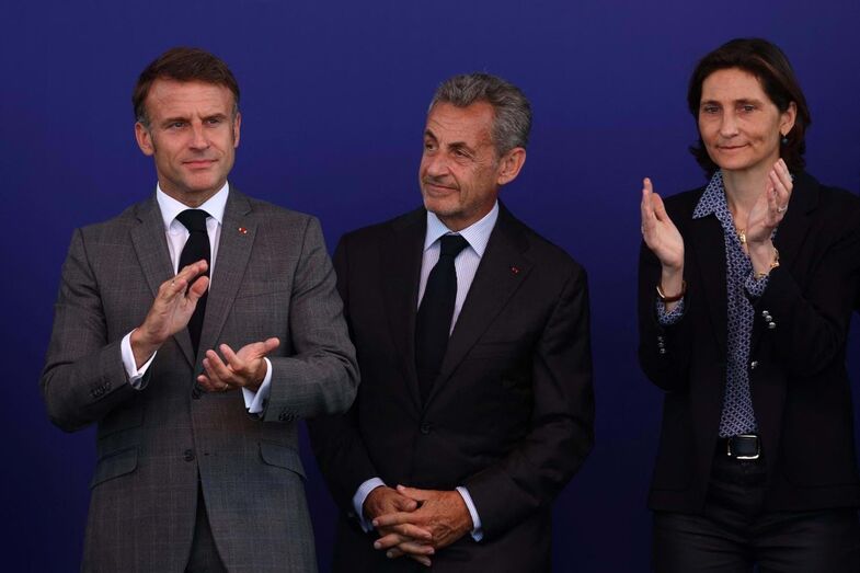 Emmanuel Macron e Amélie Oudéa-Castera