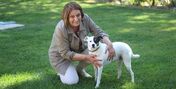 Maya, apresentadora, cão