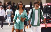 Kika Cerqueira Gomes e Pierre Gasly