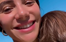 O vídeo amoroso de Carolina Carvalho com o filho, que está doente