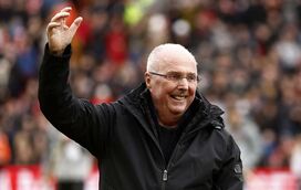 Antigo treinador do Benfica Sven Goran Eriksson despede-se do adeptos, cada vez mais debilitado a lutar contra um cancro