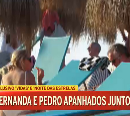 Fernanda Serrano e Pedro Miguel Ramos apanhados juntos na praia