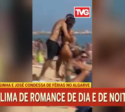 “Romance de verão”: Zé Condessa e Luisinha Oliveira íntimos