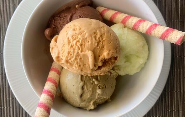 Gelado Santini no hotel Baía, em Monte Gordo