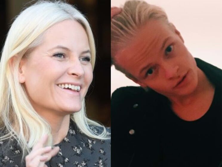 princesa Mette-Marit e Marius Borg Hoiby