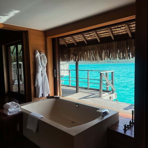 Férias de Isabel Figueira em Bora Bora 