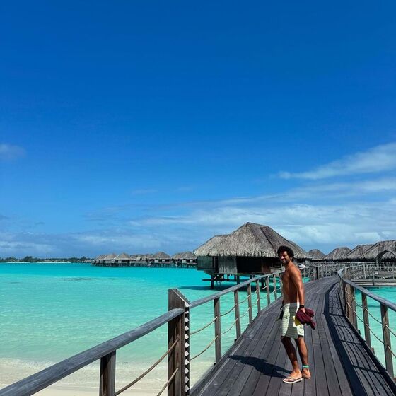 Férias de Isabel Figueira em Bora Bora 