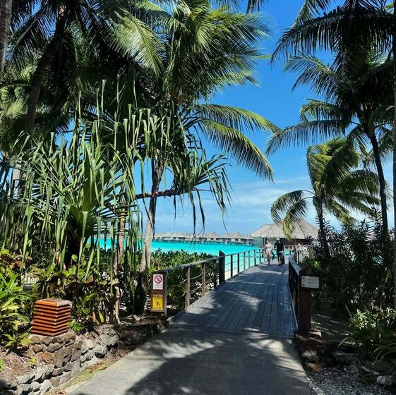 Férias de Isabel Figueira em Bora Bora 