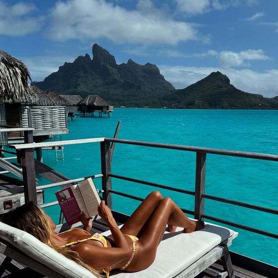 Férias de Isabel Figueira em Bora Bora 