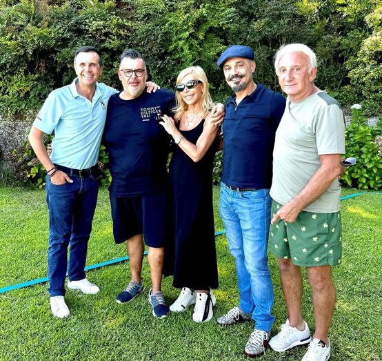 Jorge Gabriel, Nuno Azinheira, Zulmira Garrido, Fernando Rocja e Fernando Póvoas, no almoço com Pinto da Costa 