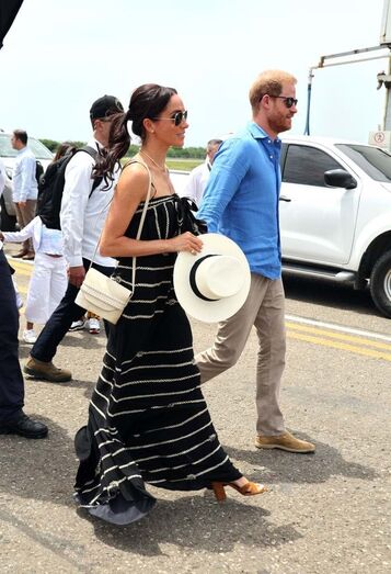 Meghan Markle e Harry na Colombia 