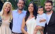 Cristina Ferreira e João Monteiro em baptizado