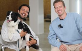 Pedro Guerreiro usou o amor e a paciência para ajudar Zoe, a Border Collie traumatizada que reencontrou a alegria e a energia perdidas