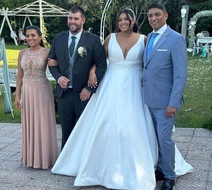 Filha de Mário Jardel já casou! As primeiras imagens da cerimónia e do vestido de noiva