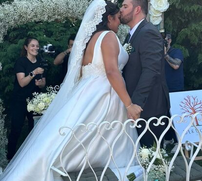 As imagens comoventes do casamento da filha de Mário Jardel e Karen Gaidão