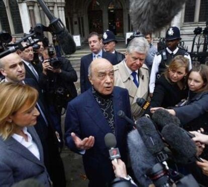Mulheres exigem indemnizações a herdeiros milionários de Mohamed Al-Fayed, o 'sogro' da princesa Diana, por assédio sexual