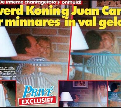 Escaldante! As amantes de Juan Carlos e a foto do beijo tórrido que está a correr o mundo