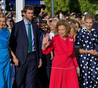 'É melhor não vires…!' Rainha Sofia pediu ao filho, o rei Felipe VI, para não ir ao casamento da princesa Theodora