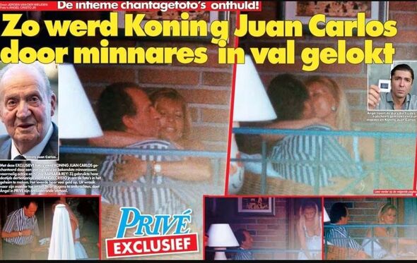 Juan Carlos e Barbara Rey na revista Privé