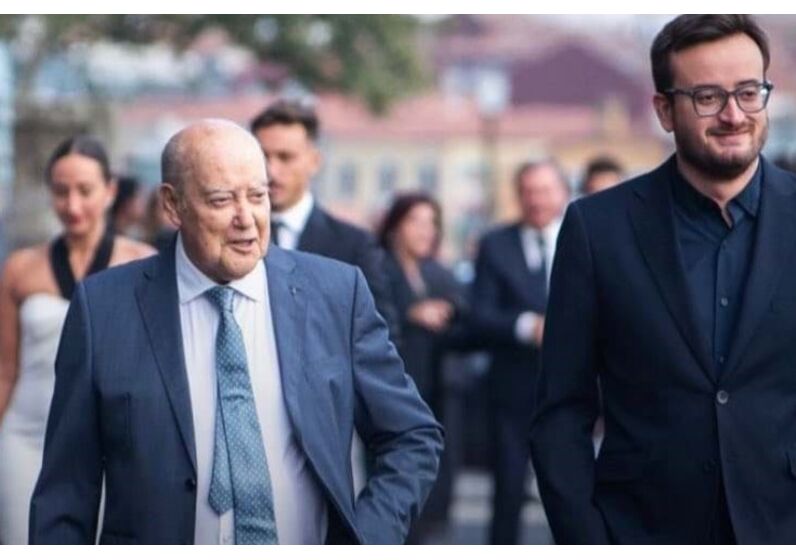 Pinto da Costa com o neto, Nuno