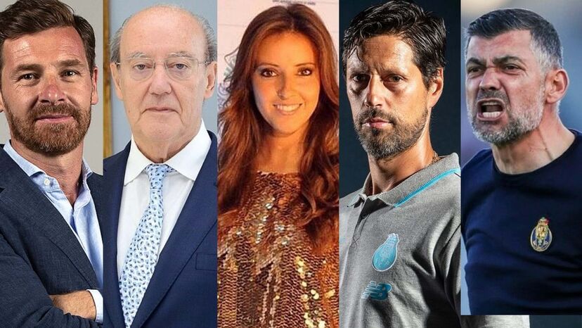 André Villas-Boas; Pinto da Costa; Joana Pinto da Costa; Vítor Bruno, Sérgio Conceição