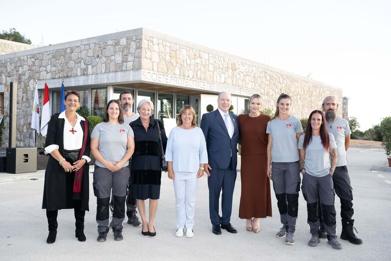 Charlene, Alberto II