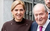 Infanta Cristina, Rei Juan Carlos 