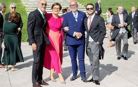 Nem Daniel Oliveira nem Moniz, só Goucha esteve ao lado de Júlia Pinheiro no casamento da filha