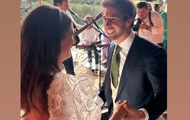 Os vídeos da grande festa de casamento do piloto António Félix da Costa