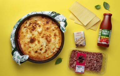 Lasanha de frigideira