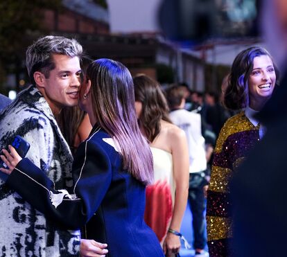 Não havia necessidade... Namorados Ivo Lucas e Joana Aguiar escondem-se dos fotógrafos no Tribeca Film Festival 