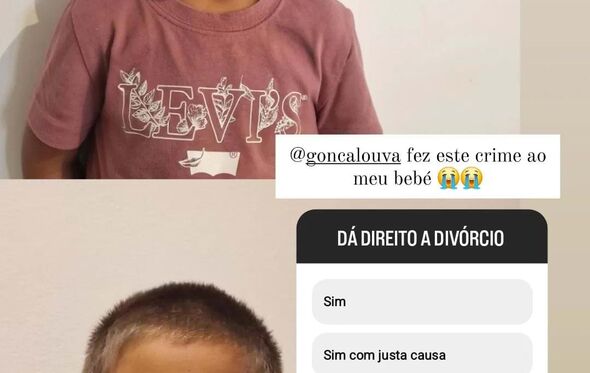 Carolina Patrocínio, filho Eduardo