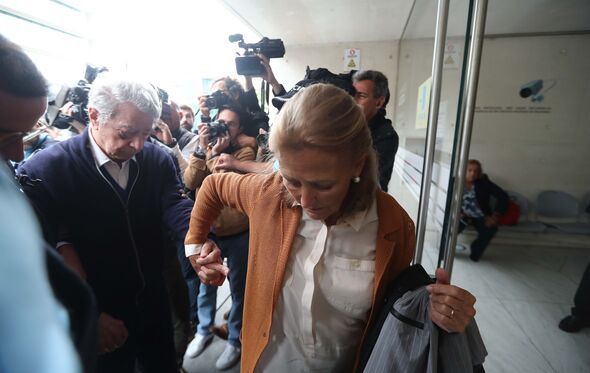 Ricardo Salgado e Maria João Salgado à chegada ao Campus de Justiça 