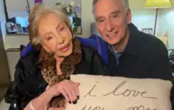 Betty Grafstein e o filho, Roger Basile