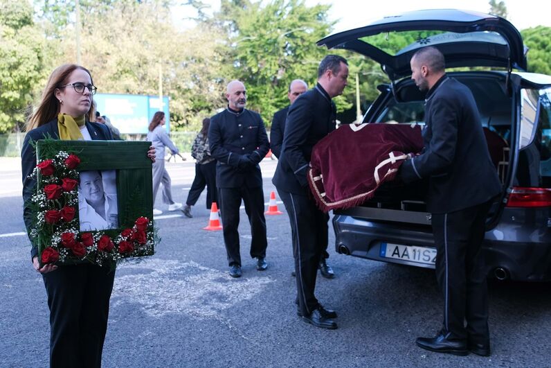 Velório Marco Paulo na Basílica da Estrela