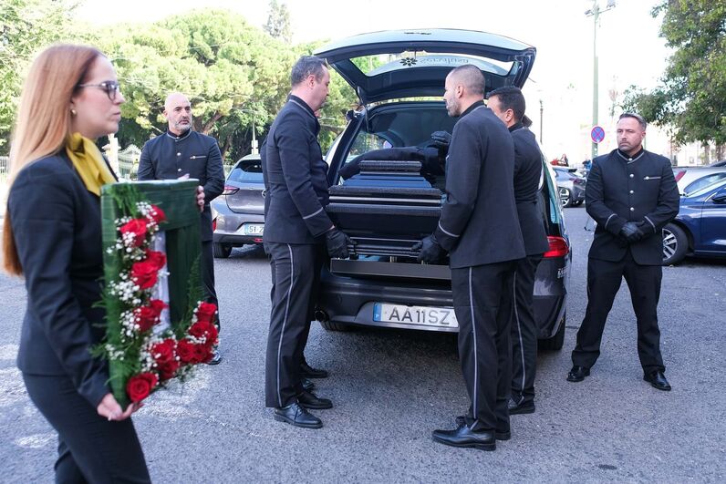 Velório Marco Paulo na Basílica da Estrela