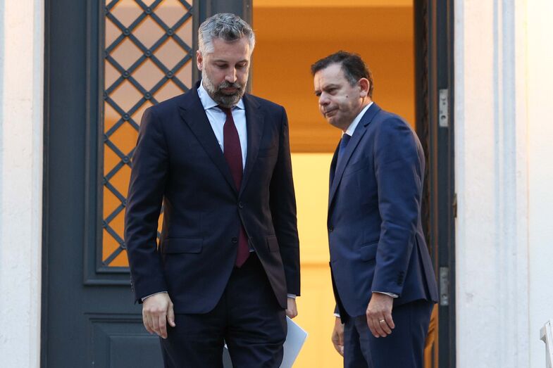 Luís Montenegro e Pedro Nuno Santos 