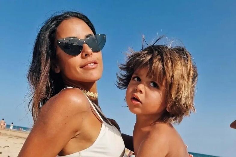 Carolina Patrocínio, filho Eduardo