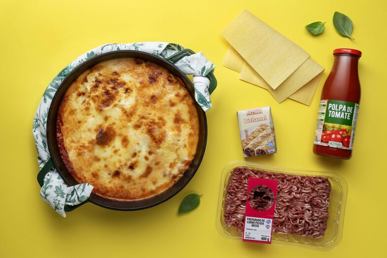 Lasanha de frigideira