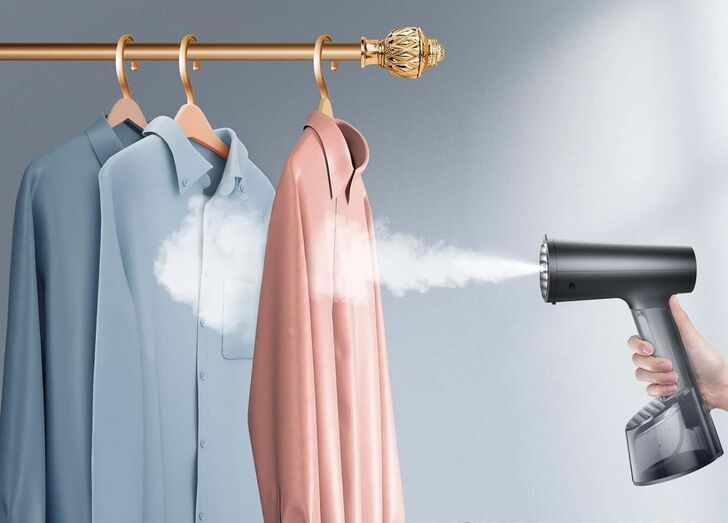 Ferro vertical a vapor