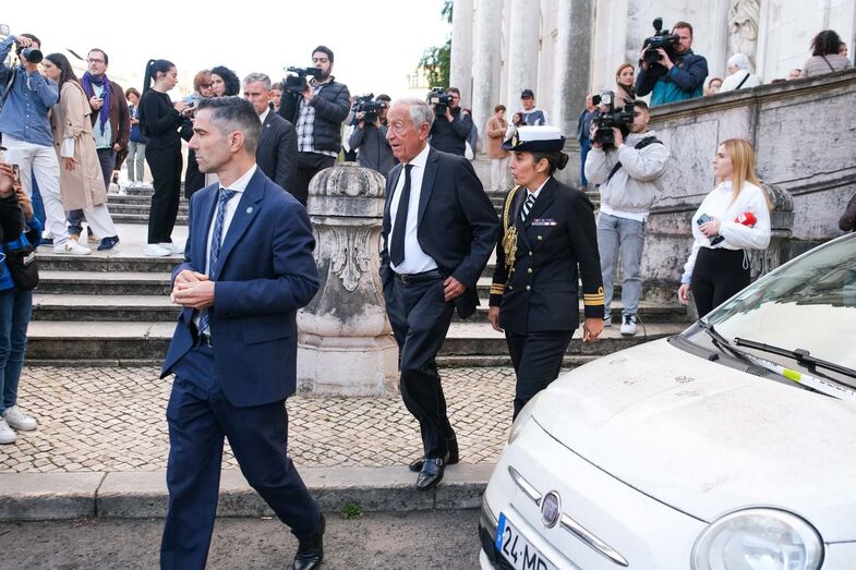 Velório Marco Paulo na Basílica da Estrela