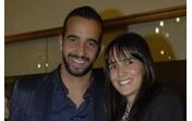 Rúben Amorim com a mulher, Maria João Diogo