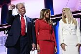 Donald Trump, Melania e Ivanka Trump 