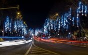 Luzes de Natal na Avenida da Liberdade