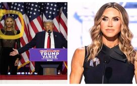 Melania ofuscada por loira elegante! Saiba quem é a mulher que esteve em destaque no discurso de vitória de Donald Trump
