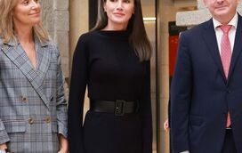 Rainha discreta: Letizia opta por look sóbrio em evento no Museu do Prado