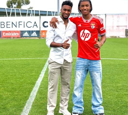 Conheça Chrystyan, o filho mais velho de Yannick Djaló que já é craque do Benfica
