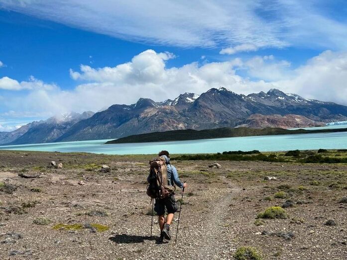 João Manzarra, férias na Patagónia 