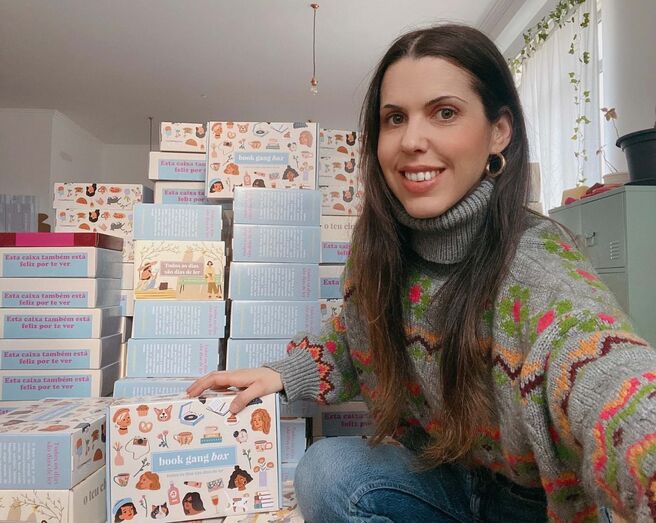 A fundadora do Book Gang, Helena Magalhães